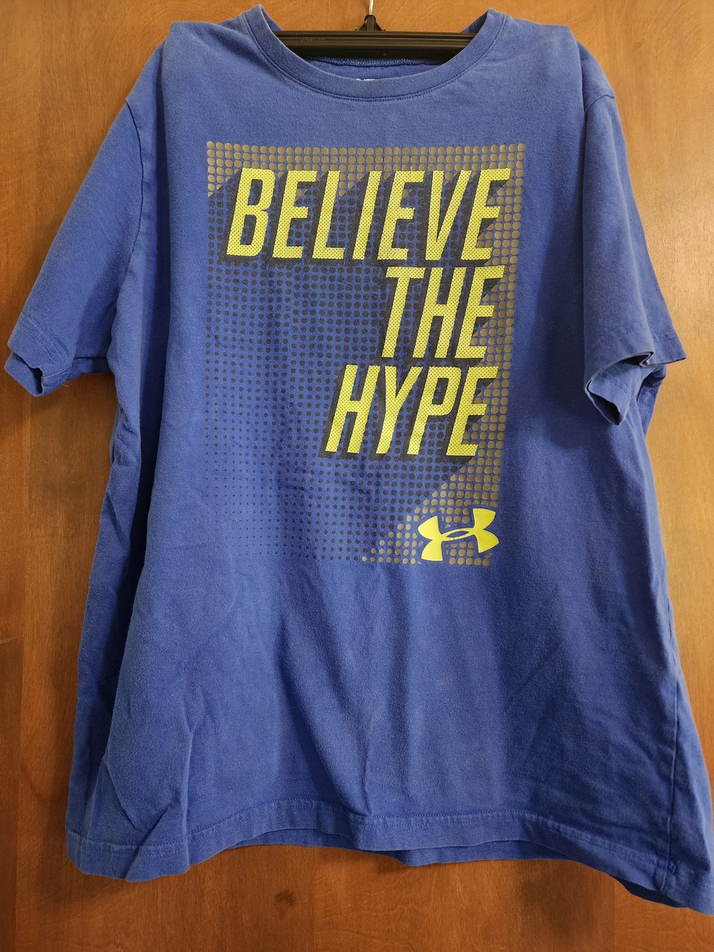 Under Armour Kids' 'Believe The Hype' Blue Graphic Tee